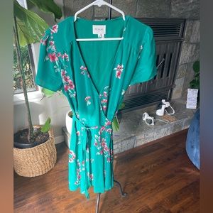 Sezane green dress size 42